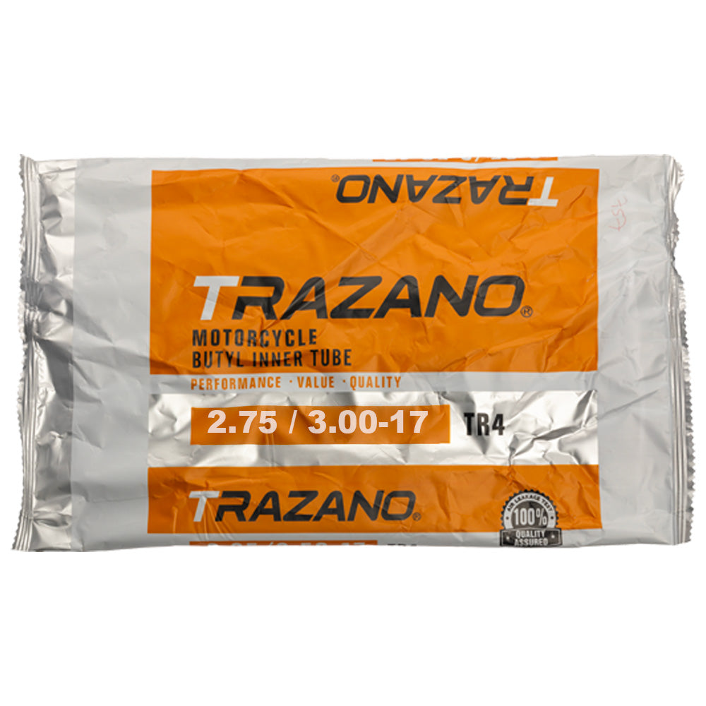 Neumático Moto 2.75/3.00 -17 Válvula TR4 Trazano
