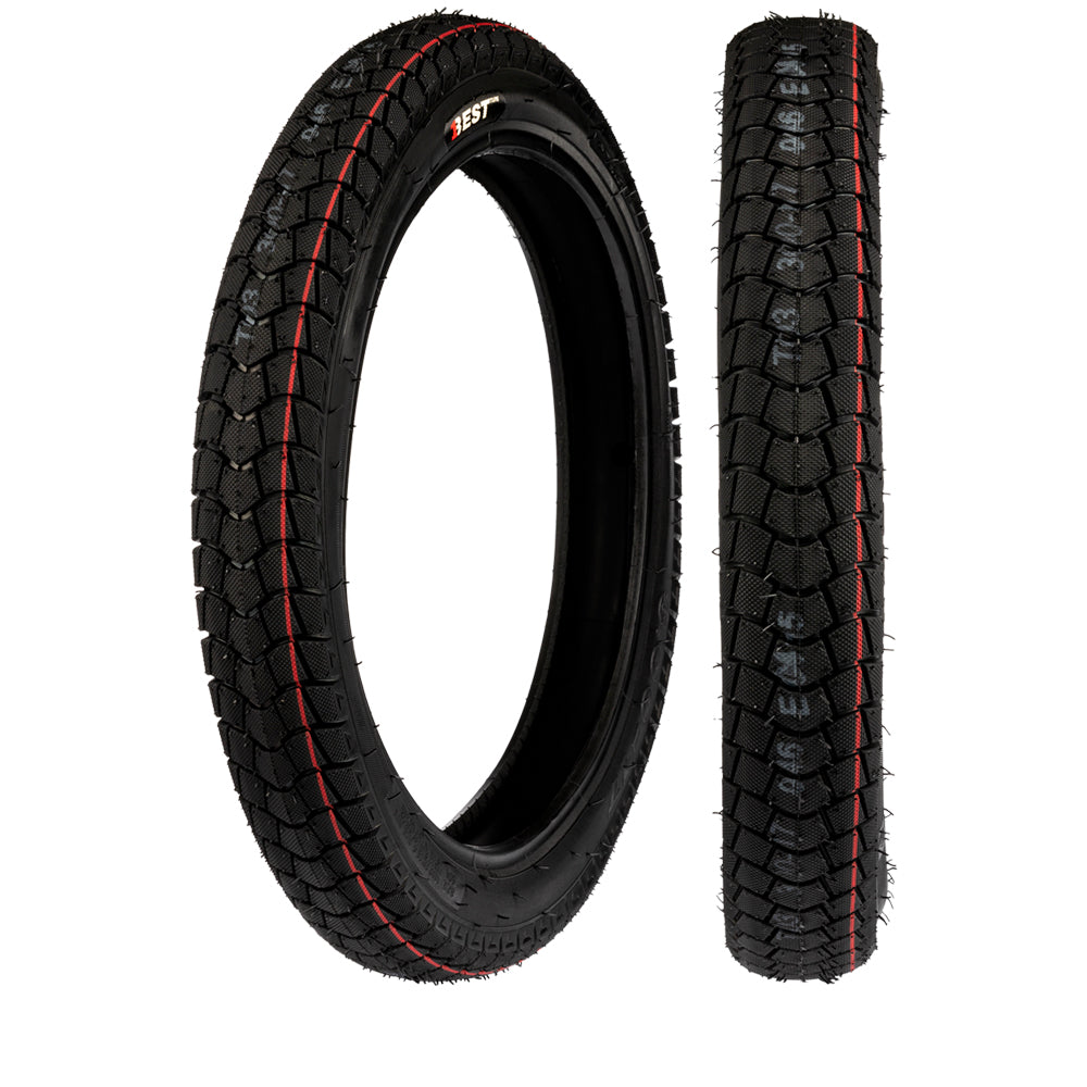 Llanta Best Tire 3.00-17 DX-046 TT Doble Propósito