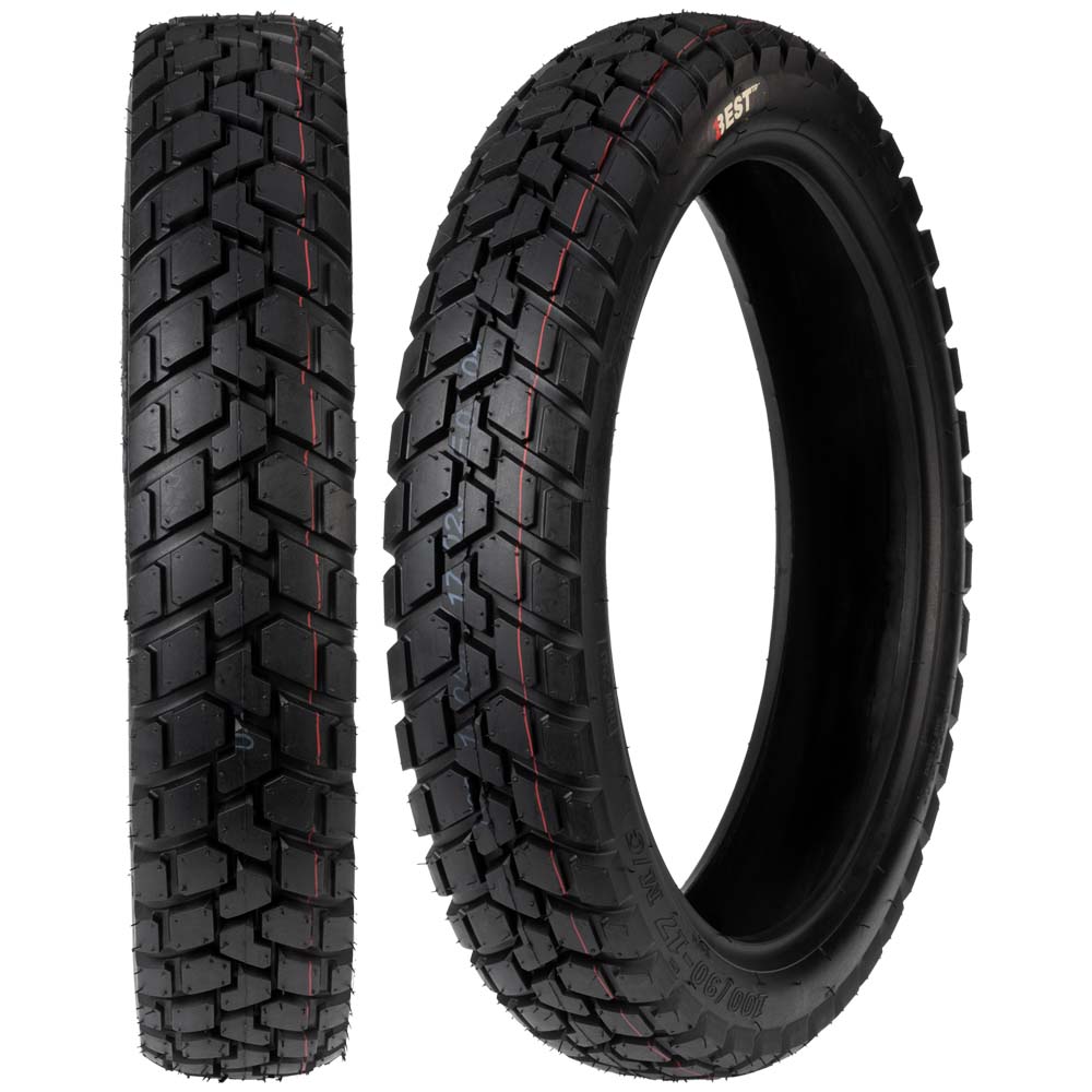 Llanta Best Tire Sellomatic 100/90-17 DX-025 Trasera Trial