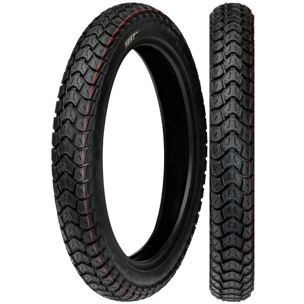 Llanta Best Tire 3.00-17 DX-046 TT Doble Propósito