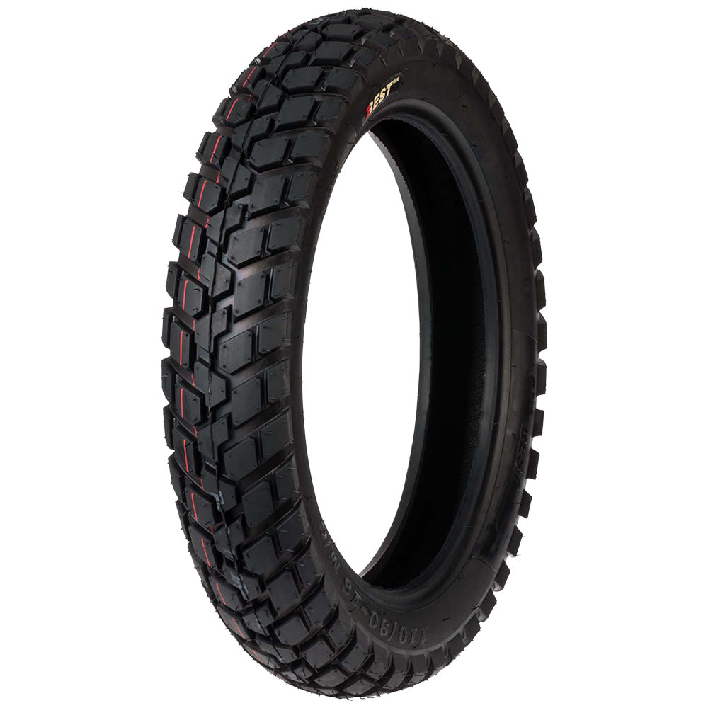 Llanta Best Tire 110/90-17 DX-025 TL Trasera Doble Propósito