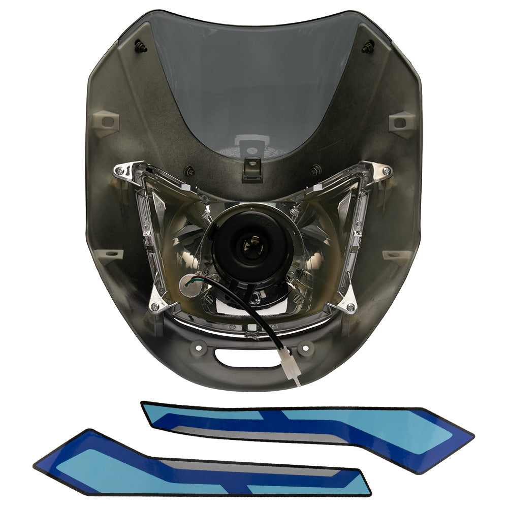 Farola Con Carenaje Negro-Azul Boxer CT 100 GX Motor