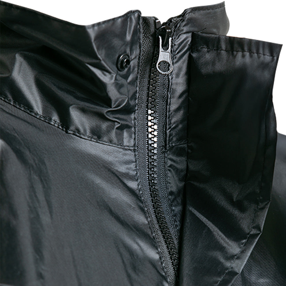Impermeable Pantalón-Chaqueta Con Reflectivo Negro GX Motor