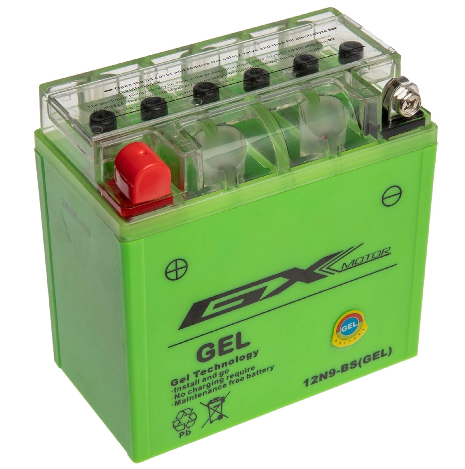 Batería en gel 12N9-BS GX Motor