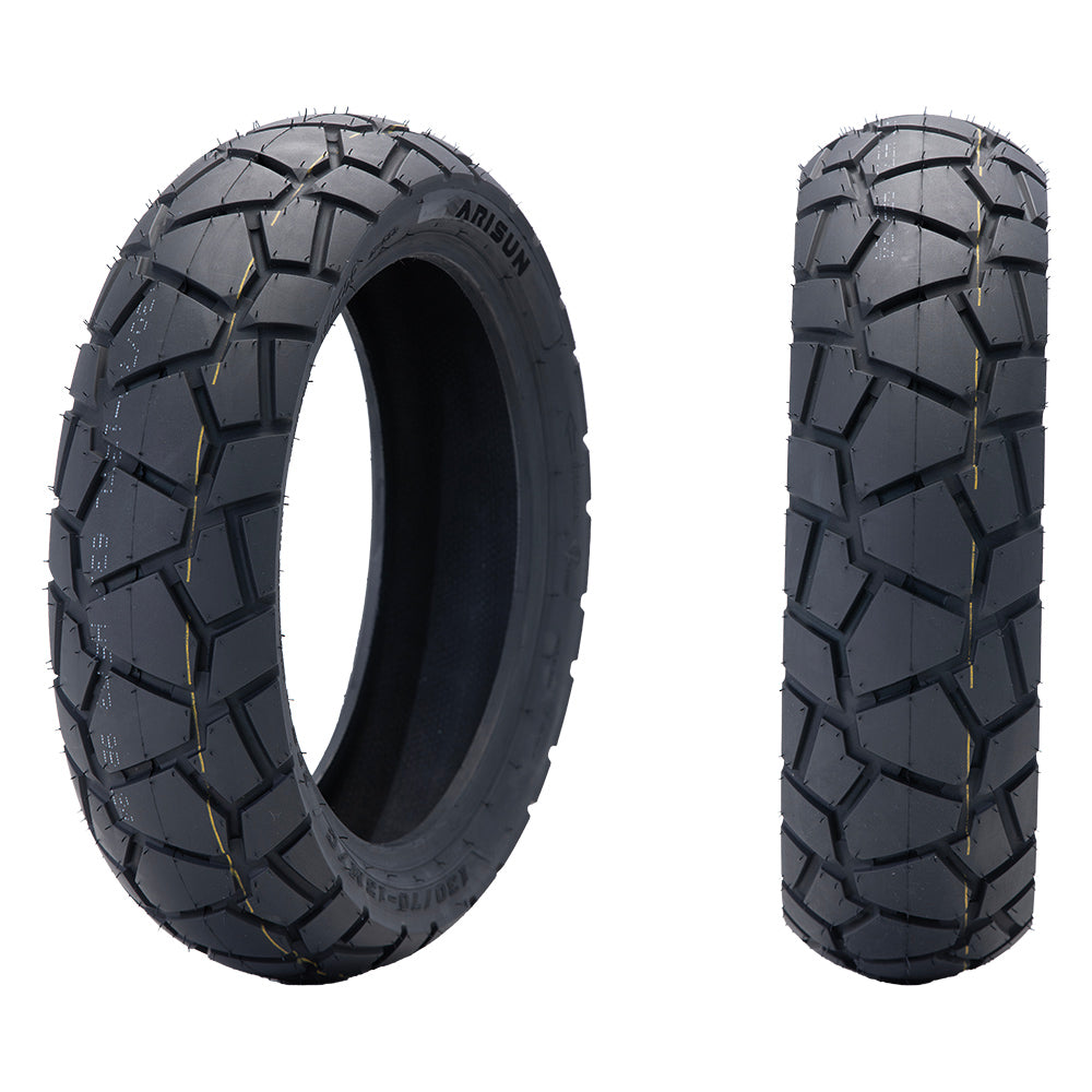 Llanta Arisun Vector 130/70-13 TL 6PR Doble propósito
