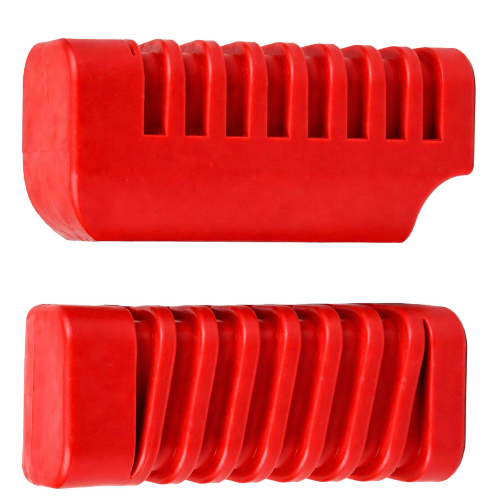 Caucho para Posapie Delanteros Rojo Boxer CT 100 GX Motor