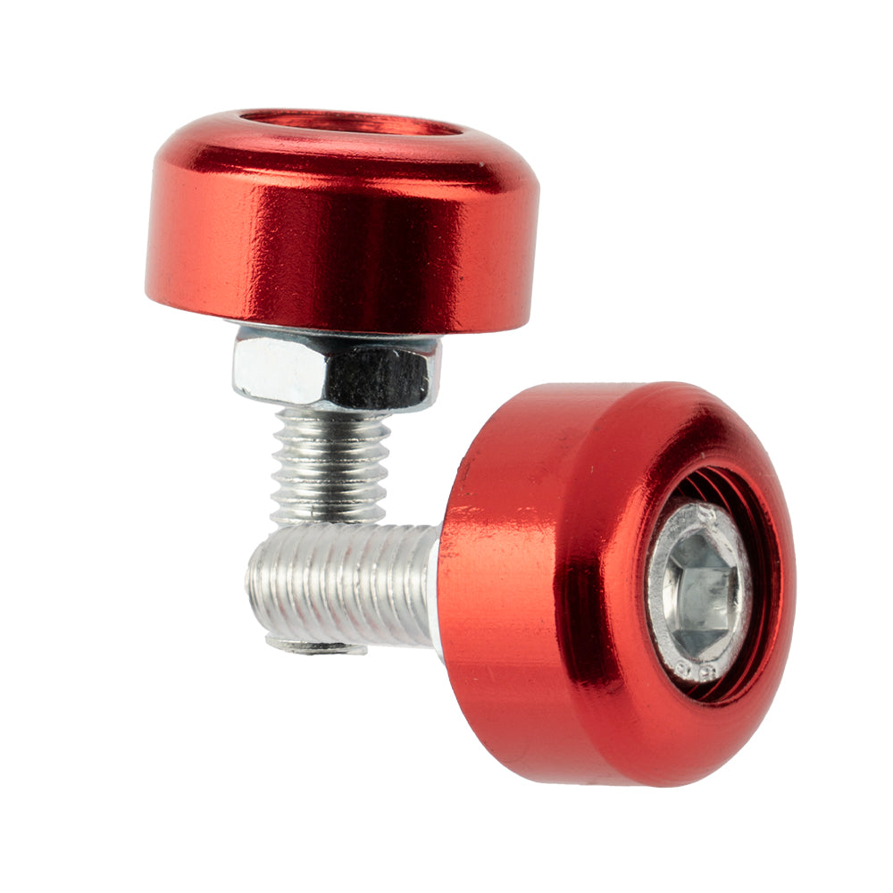 Tornillo Porta Placa Redondo Rojo Everestt  (Pack x20)