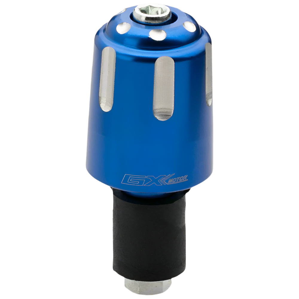 Topes para manubrio en aluminio azul GX Motor