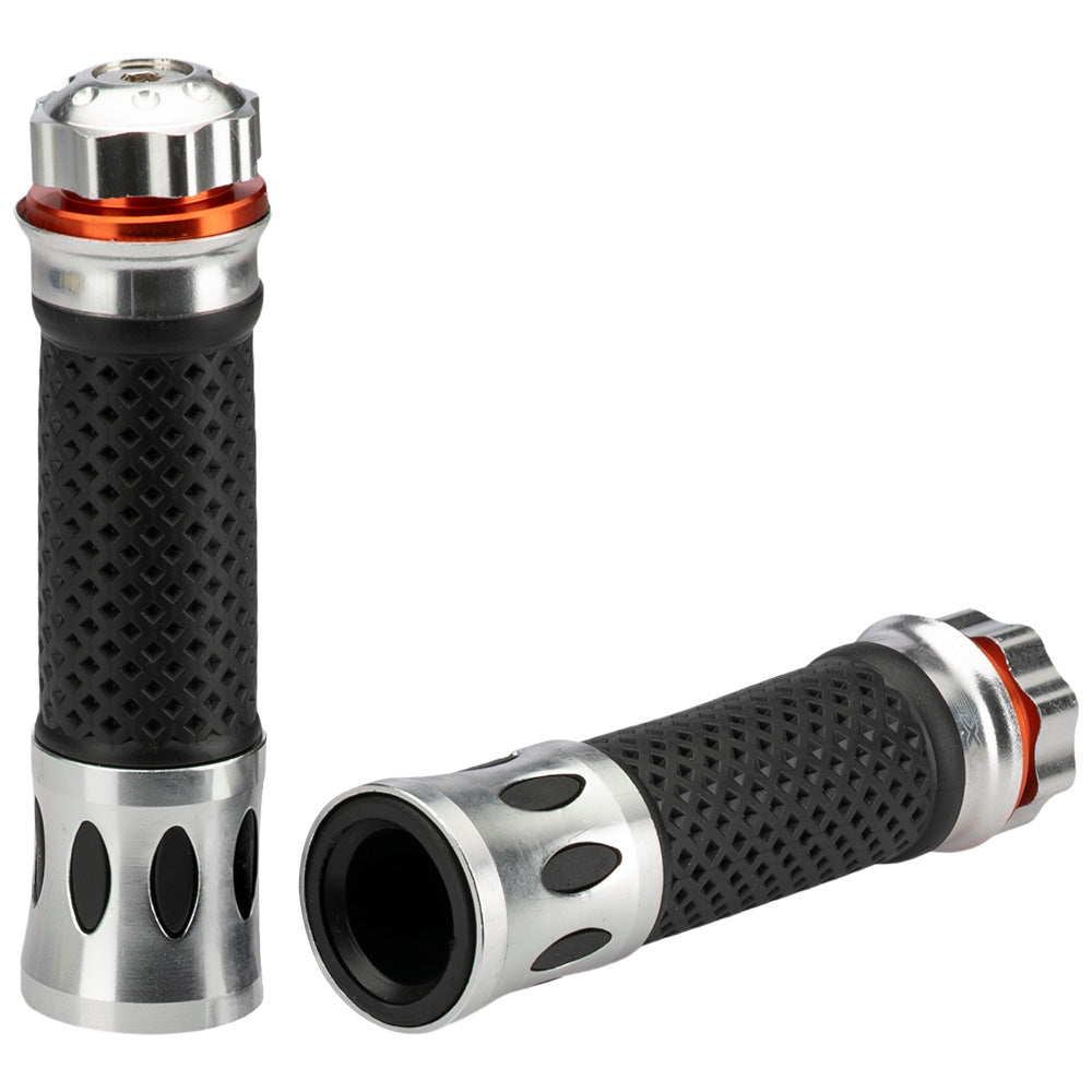 Grips de lujo silver GX Motor