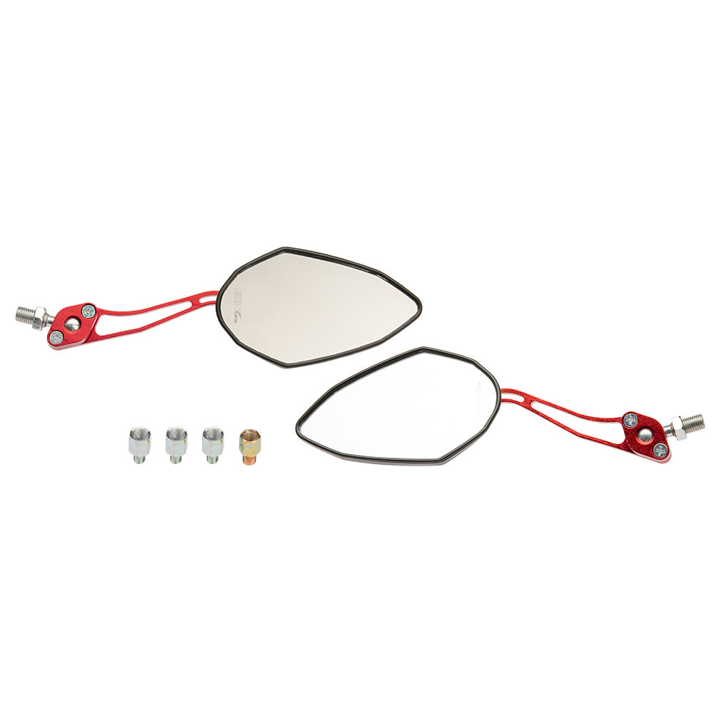Espejo Rojo GX0544 de Lujo con Acople GX Motor
