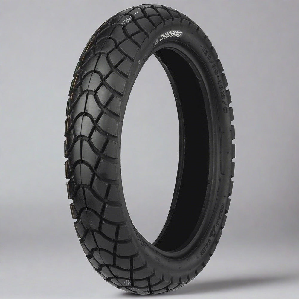 Llanta Chaoyang Sellomatic 90/90-18 H626 Trasero Doble propósito con Silica