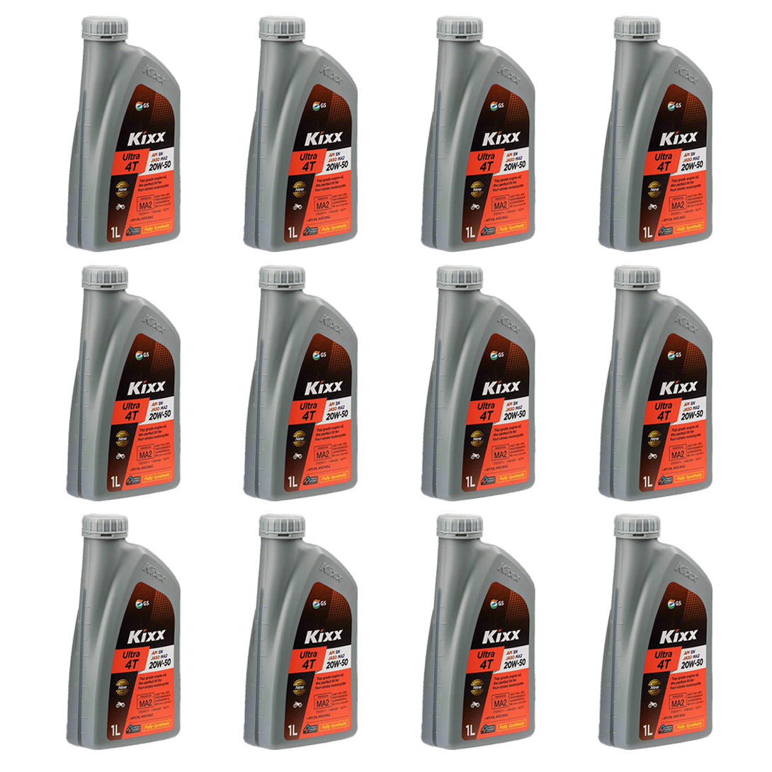 Aceite Kixx 4t 20W50 full sintético 12 unidades