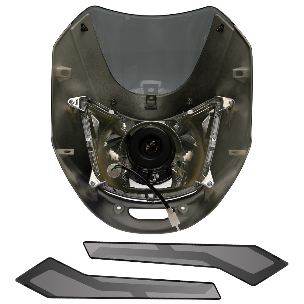 Farola Con Carenaje Negro-Gris Boxer CT 100 GX Motor