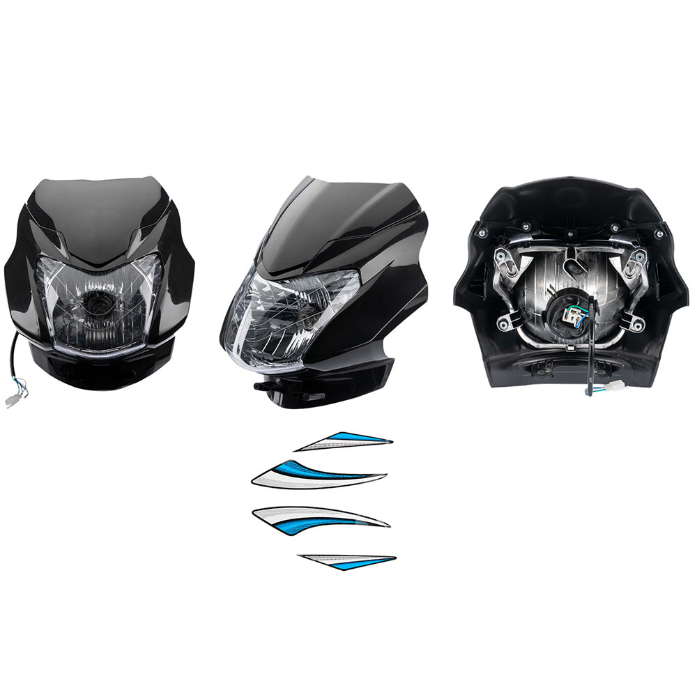 Carenaje con farola TVS 100 Sport Yahosuka