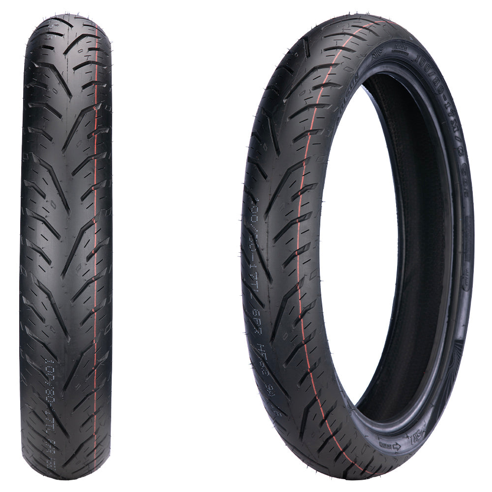Llanta Arisun SK1 100/80-17 TL 6PR Pistera